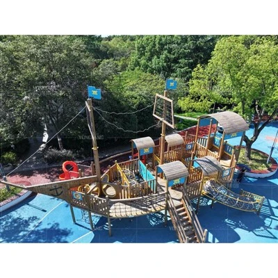 Playground ta' Barra b'Tema ta' Vapur Pirata